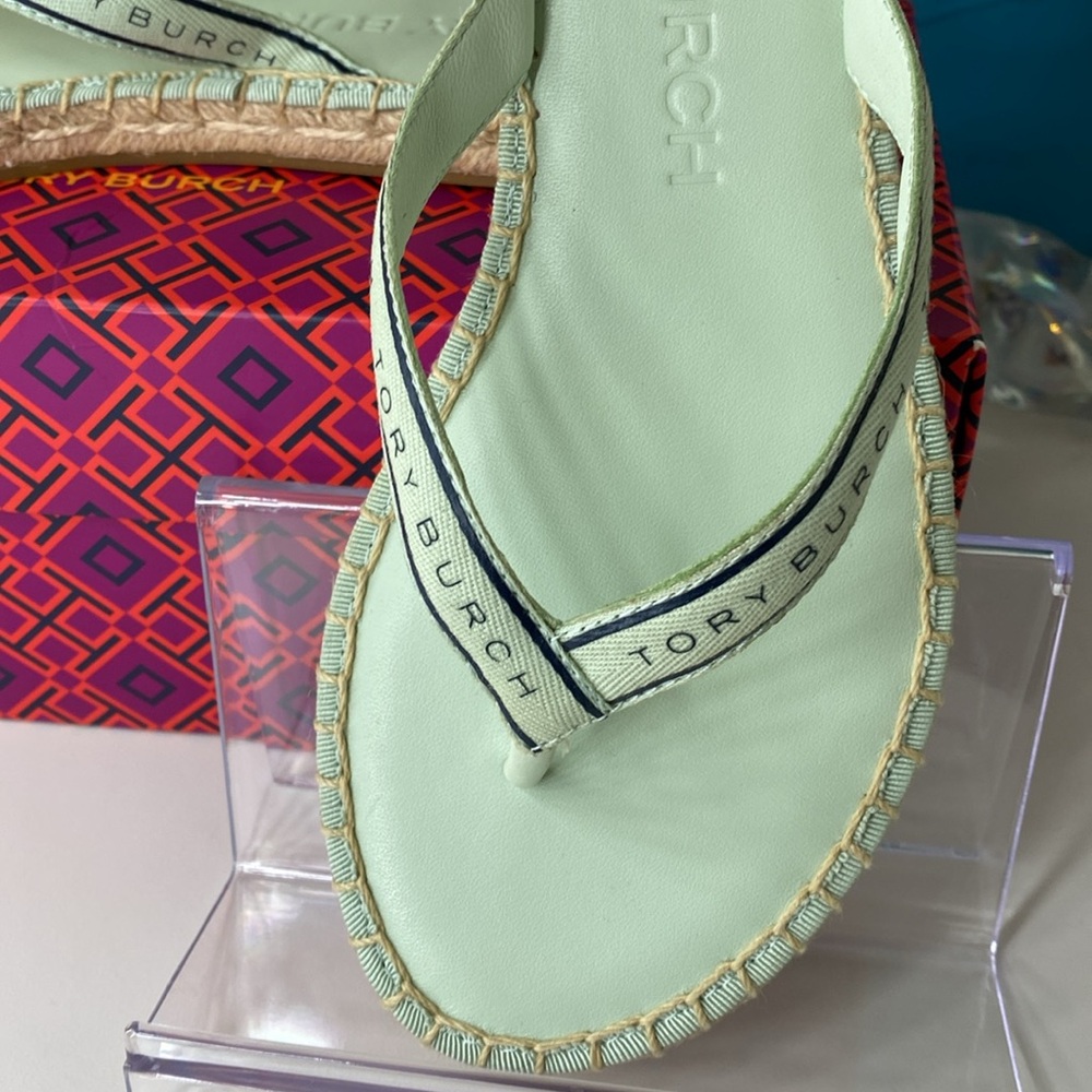 Tory Burch ribbon thong sandal 7.5 - Picture 2 of 6